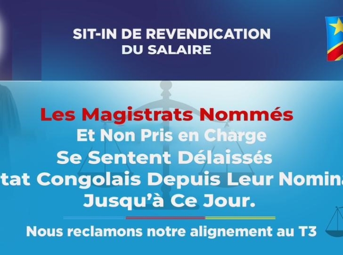 Nommés mais non pris en charge, Félix Tshisekedi : les Magistrats lancent à nouveau un cri de détresse !